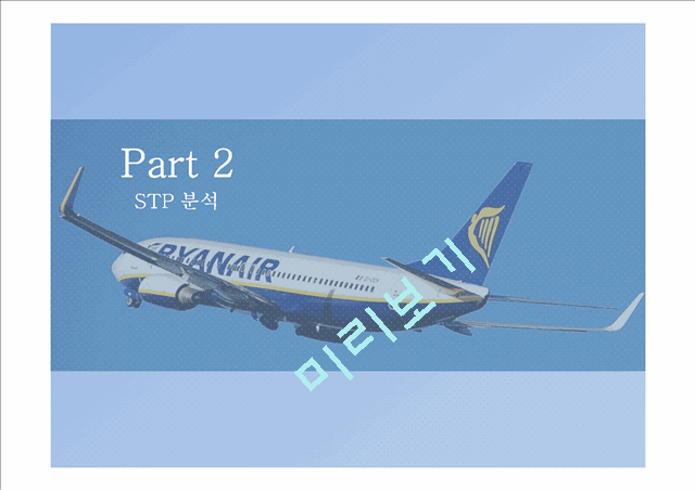 라이언에어(Ryanair)의 기업소개와 STP분석,SWOT분석 및 7P`s분석   (9 )